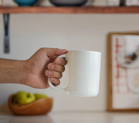 All You Need for Drinking: Curvd Ceramic Mugs for Large Hands